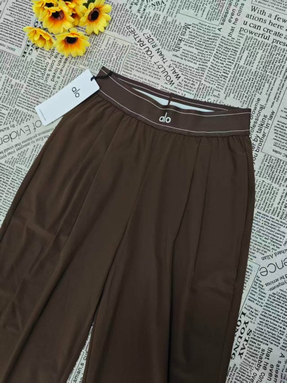 🏆Alo Yoga Suit Up Trouser Espress Brown (Regular) Casual/Formal/Daily🤎 - Picture 3 of 8
